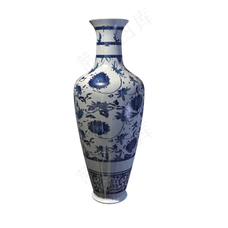 美丽的青花瓷器瓶 美丽的青花瓷器瓶