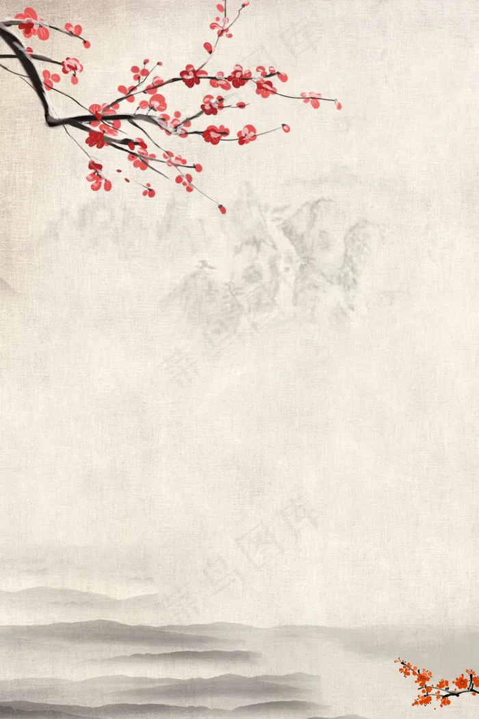 中国风水墨画党建企业文化展板psd分层(3545*5315px 	      )psd模版下载