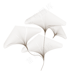 秋天主题银杏叶