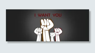 春季招聘卡通banner