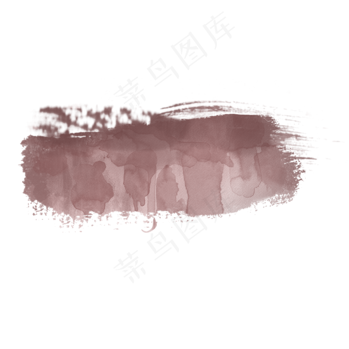 渐变豆沙色涂鸦笔刷