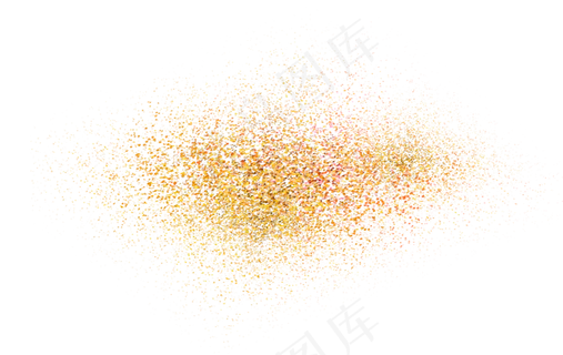 金粉星星点点效果元素,免抠元素