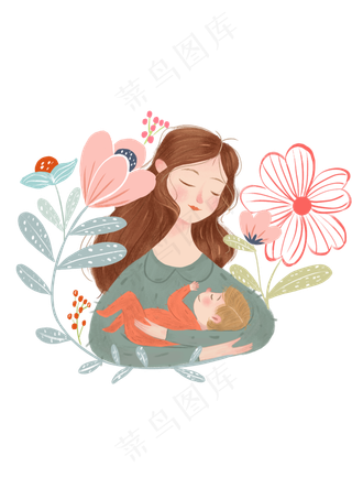 母亲节快乐 妈妈我爱您,免抠元素