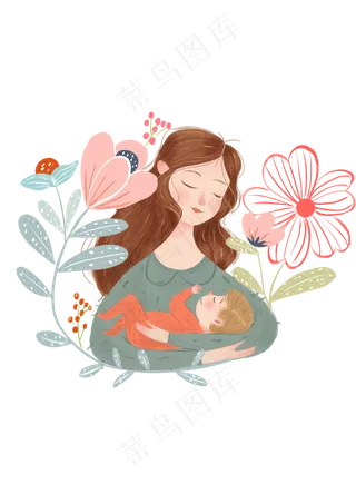 母亲节快乐 妈妈我爱您,免抠元素