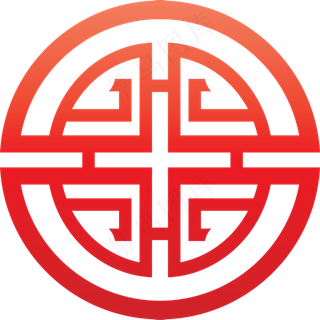 中国结风格矢量装饰纹理,免抠元素