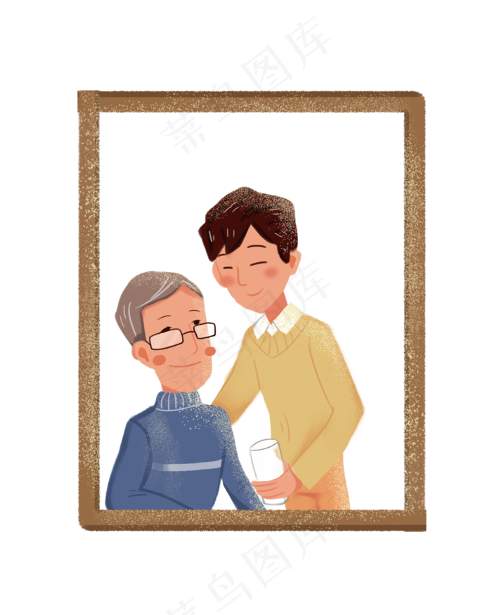 父亲节父子素材