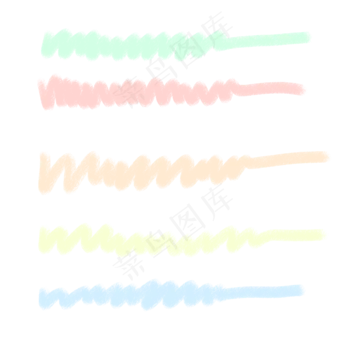 浅色粉笔笔刷(2000*2000px 72 dpi )