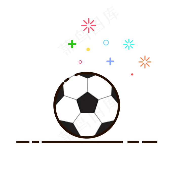 手绘矢量MBE足球,免抠元素(7500*7500px 300 dpi )ai矢量模版下载