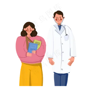 劳动节人民卡通装饰图