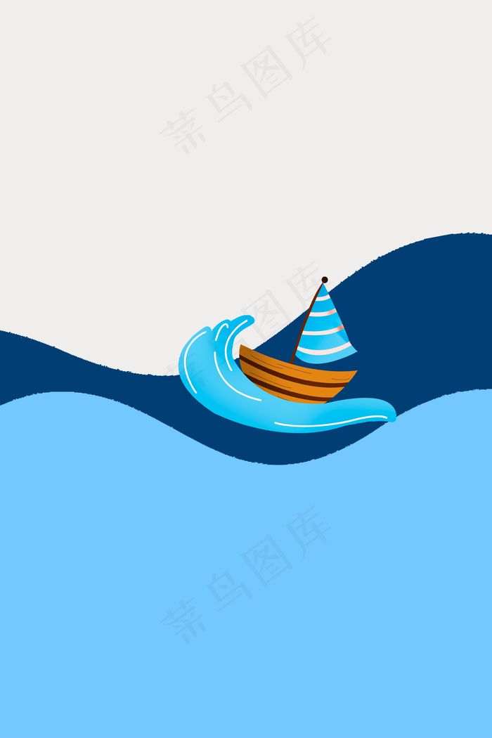 灰色夏季促销简约PSD分层H5背景素材