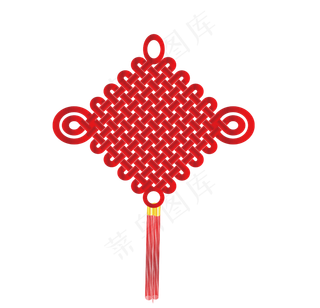 年货节中国结,免抠元素