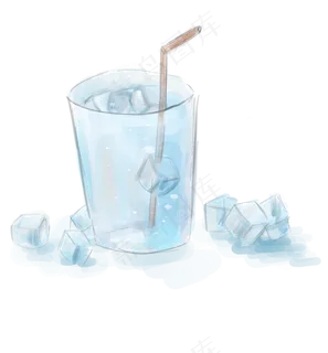 夏季解暑冰水,免抠元素 夏季解暑冰水,免抠元素