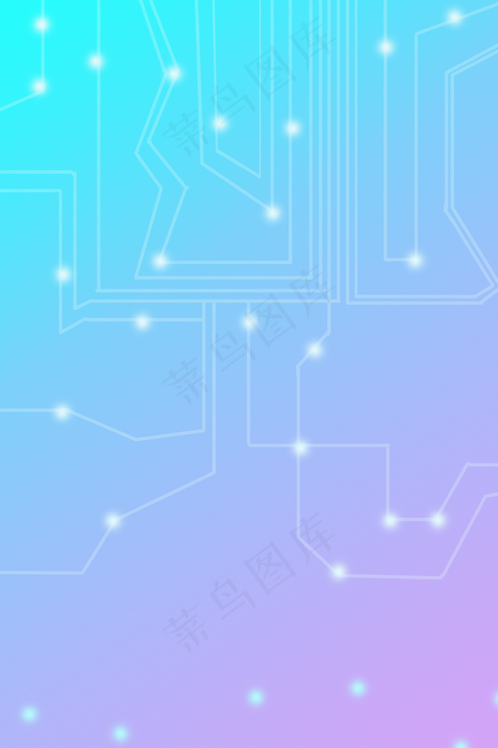 蓝色渐变科幻背景