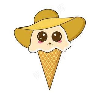 卡通冰淇淋png素材