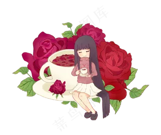 养生食物滋补玫瑰花茶