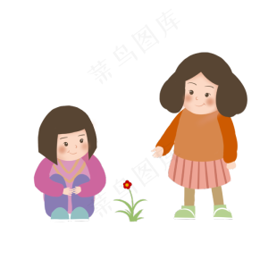 春天暖色系闺蜜玩耍