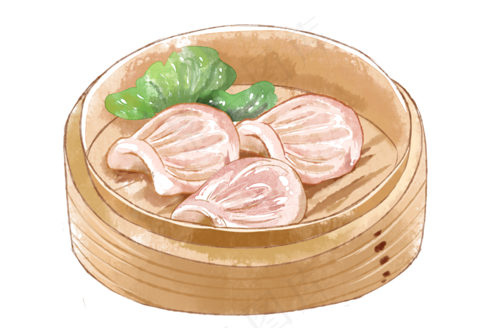 中华美食虾饺(3000X2000(DPI:299))psd模版下载