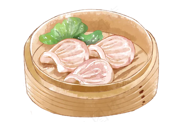 中华美食虾饺(3000X2000(DPI:299))psd模版下载