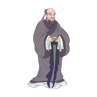 鬼谷子国学道家名士,免抠元素 鬼谷子国学道家名士,免抠元素