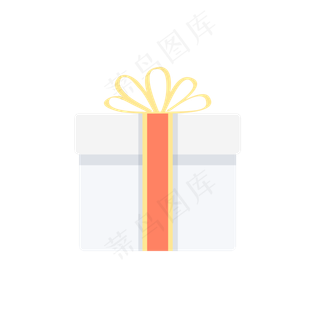 银色情人节礼物盒免扣素材