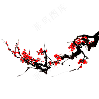 冬天梅花樱花花瓣冬季,免抠元素