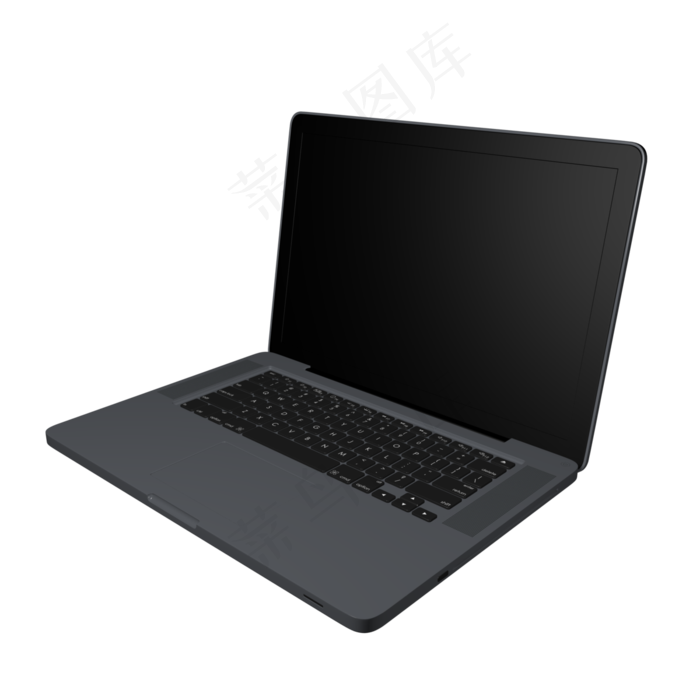 实物超薄笔记本电脑,免抠元素