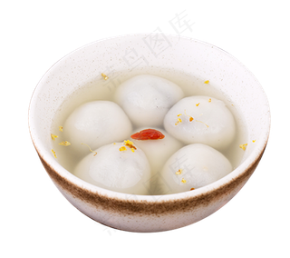 一碗五仁汤圆,免抠元素