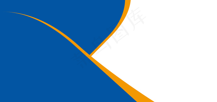 蓝色简约几何商务名片背景