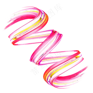 彩色立体油漆图案