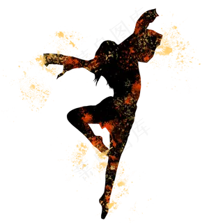 开学季舞蹈社团招新剪影,免抠元素