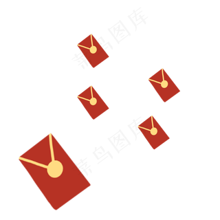 周年店庆红包礼品免抠图