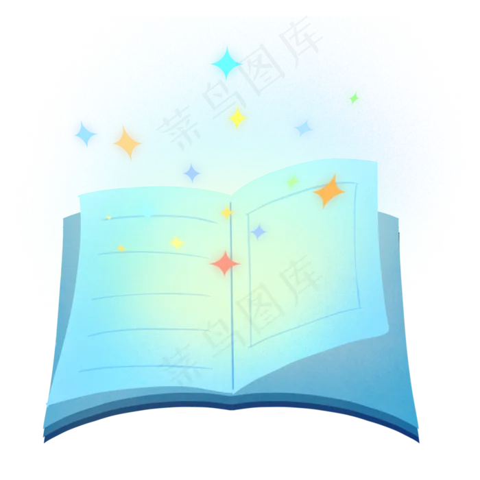 蓝色高考书本(3000X3000(DPI:300))psd模版下载