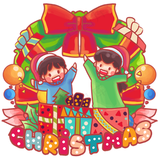收礼物圣诞节平安夜开心,免抠元素