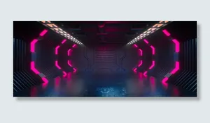 C4D塞博朋克科技场景