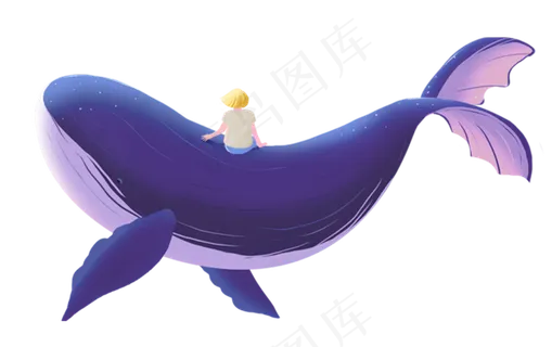 鲸海洋动物,免抠元素