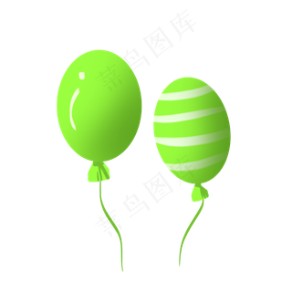 卡通气球手绘元素