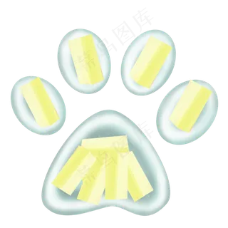 水果甘蔗实心草本脚印装