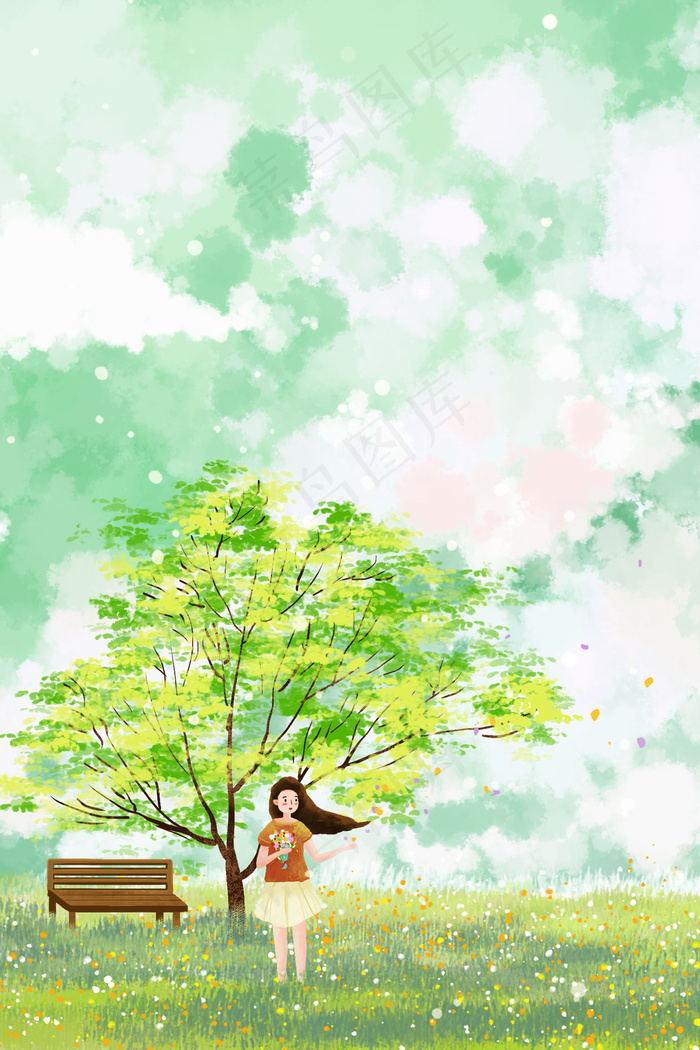 清新淡雅唯美通用天空风景