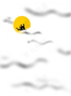 七夕牛郎织女相会,免抠元素