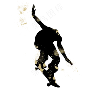 开学季滑板社团招新剪影,免抠元素