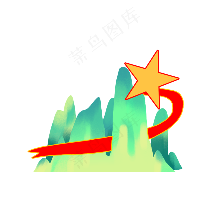五角星陆军建军节(2000X2000(DPI:300))psd模版下载