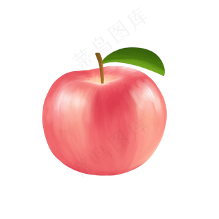 圣诞节平安夜红色苹果手绘,免抠元素