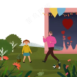 植树节去植树的小伙伴