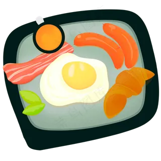 矢量卡通大杂烩火锅