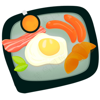 矢量卡通大杂烩火锅