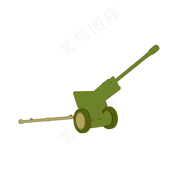 简约扁平卡通建军节解放军炮弹飞