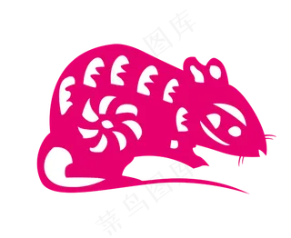 鼠年老鼠剪纸,免抠元素