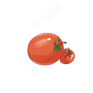 儿童节红色番茄手绘卡通小清晰