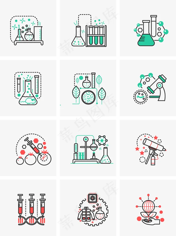 显微镜化学实验打针医疗设备科学,免抠元素
