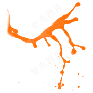 果汁橙汁飞溅,免抠元素